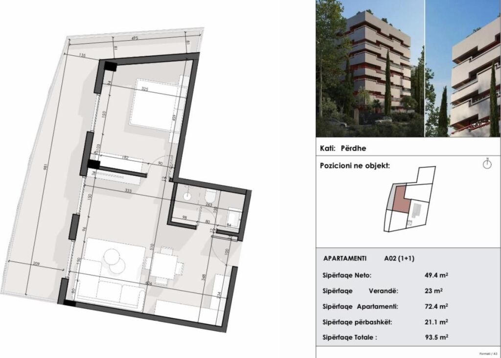 Panorama Ionian Residence A02 në Shitje | VivaView Real Estate