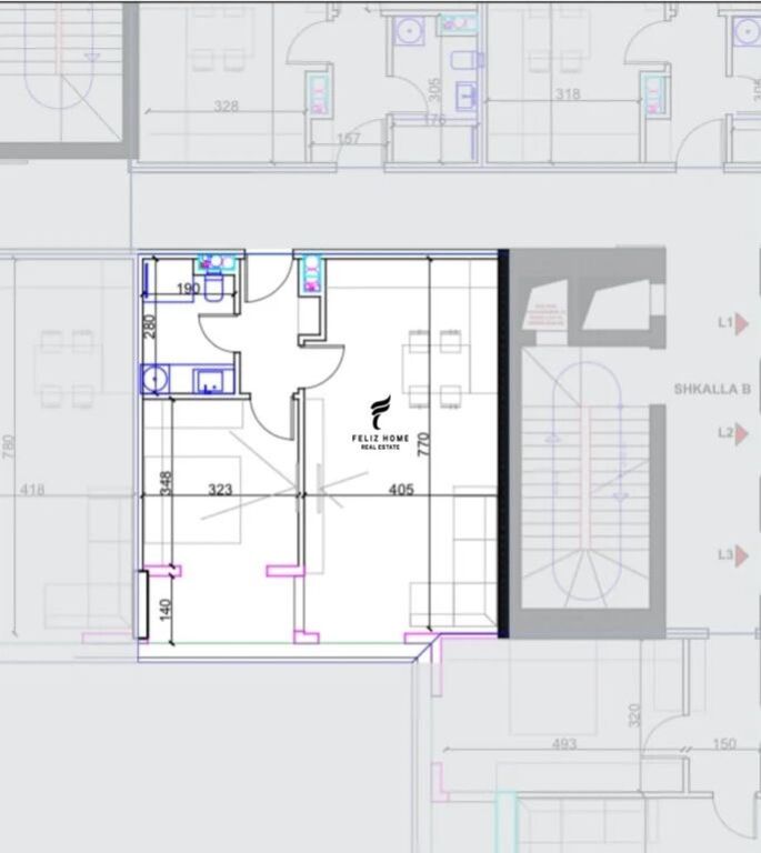 SHITET APARTAMENT PREMIUM 1+1 PARKU OLIMPIK 223.000 EURO FH-99861