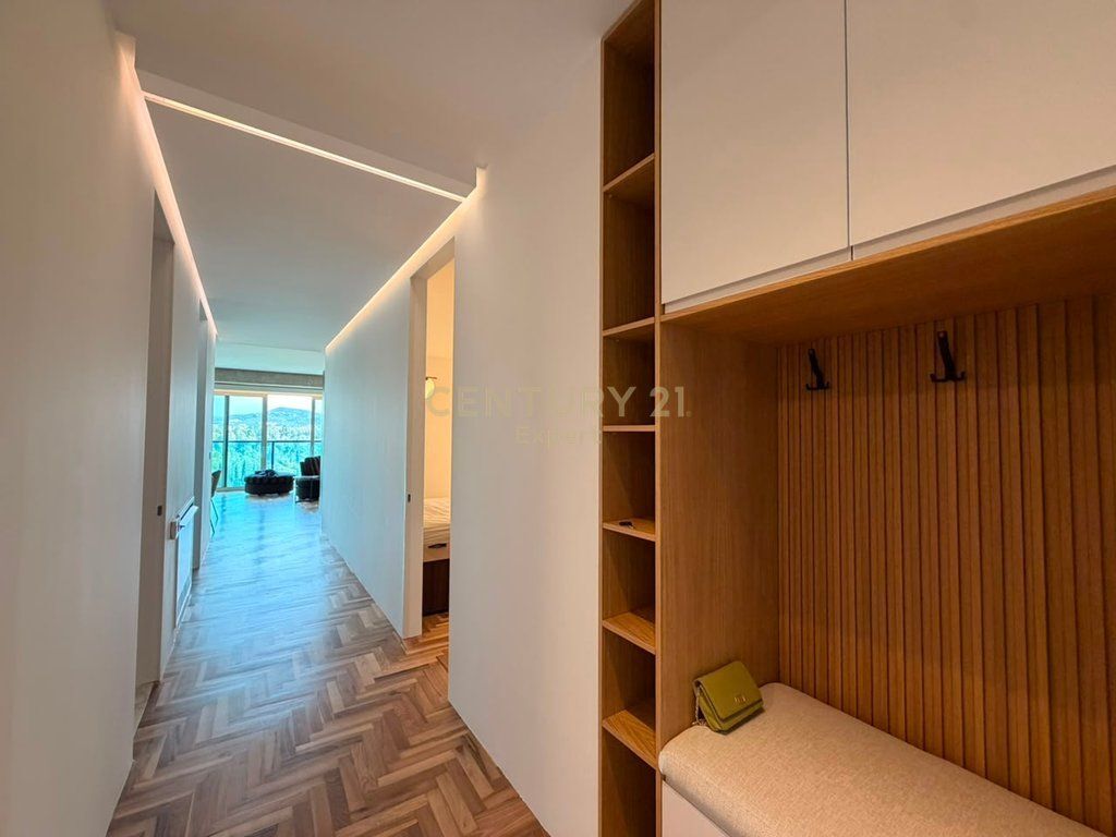 1+1 APARTMENT FOR RENT WITH PARKING SPACE IN AMBASSADOR 3 RESIDENCE NEAR AIR ALBANIA