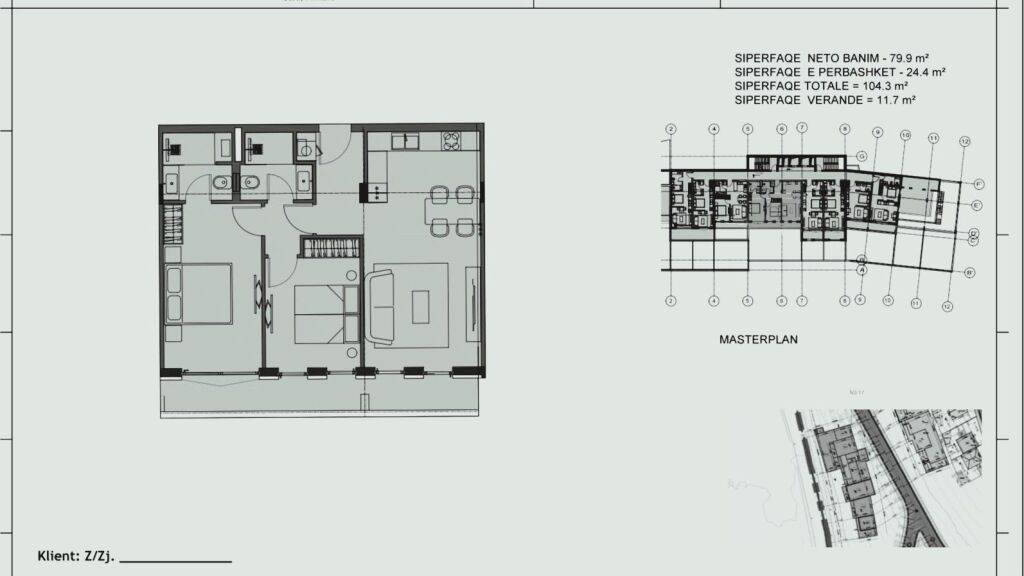 **OKAZION! SHITET APARTAMENT 2+1 – FOLIE VILLAGE**