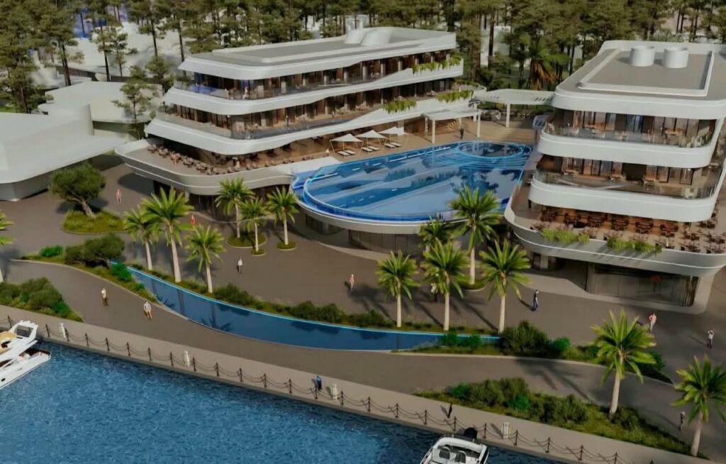 2+1 apartment for sale at Porto Lalzi Residence, in Hamallaj, Lalëzi Bay, Durres .