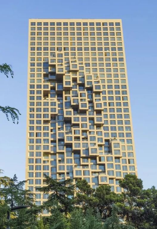 Appartamento 1+1 con Balcone e Guardaroba in Vendita a Downtown One, Tirana |