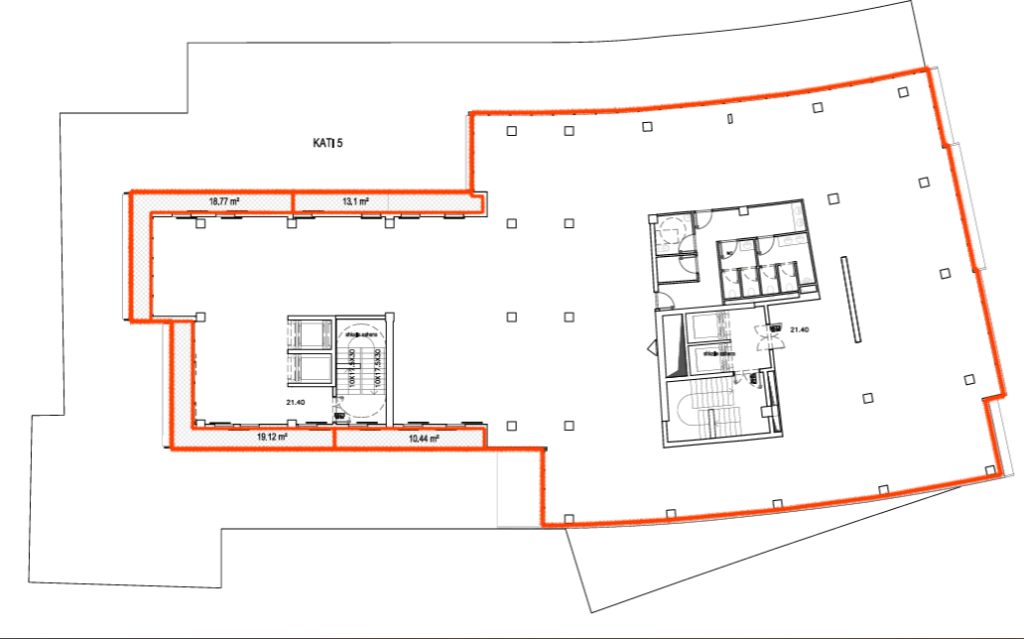 In Affitto: Un Piano di un Edificio Prestigioso, Via Kavaja, 968.76 m²