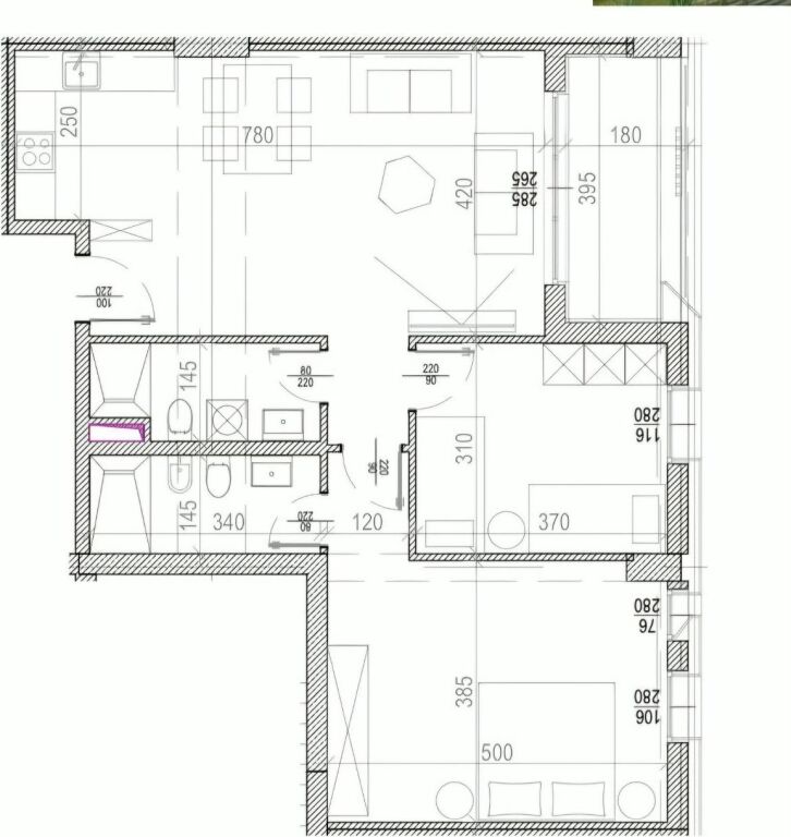 2+1+2 apartment for sale at Riverside Residence, New Ring Road, Astir, former Aviation Field.