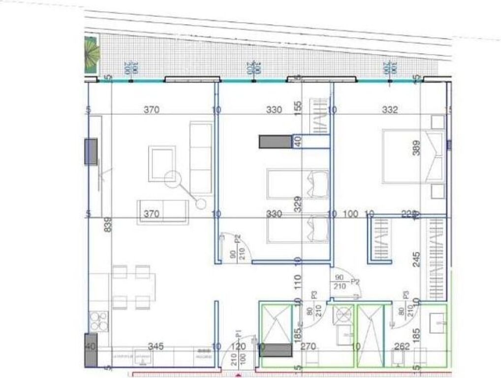 SHITET APARTAMENT 2+1+2 ne YZBERISHT | 1520€/m2