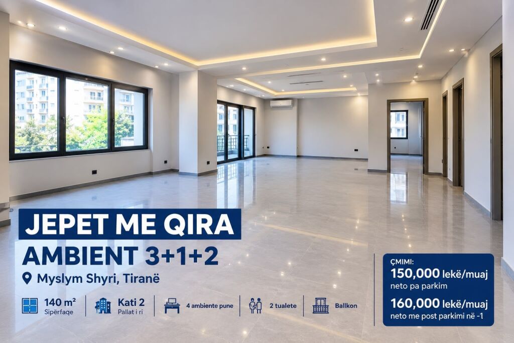 🏢 Office space for rent on Myslym Shyri street🔔