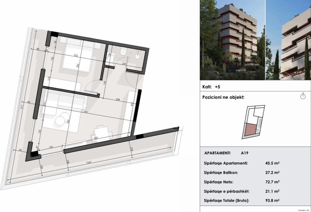 Panorama Ionian Residence Apartamenti A19 në Shitje | VivaView Real Estate