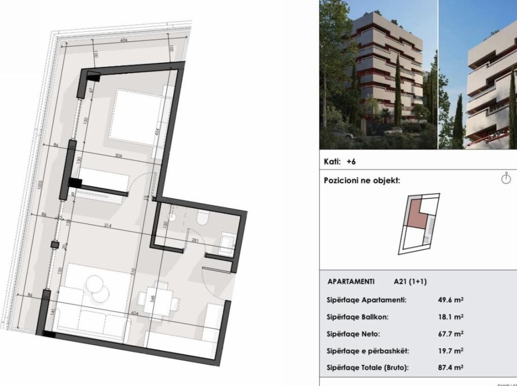 Panorama Ionian Residence Apartamenti A21 në Shitje | VivaView Real Estate