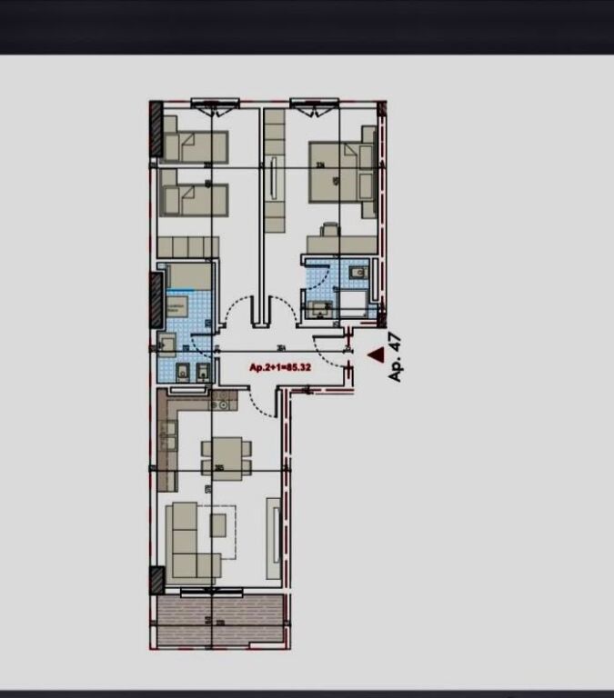 2+1 APARTMENT FOR SALE, RINGSIDE RESIDENCES