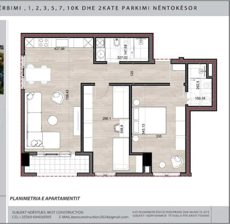 Vendesi appartamento 2+1 presso Splendor Residence