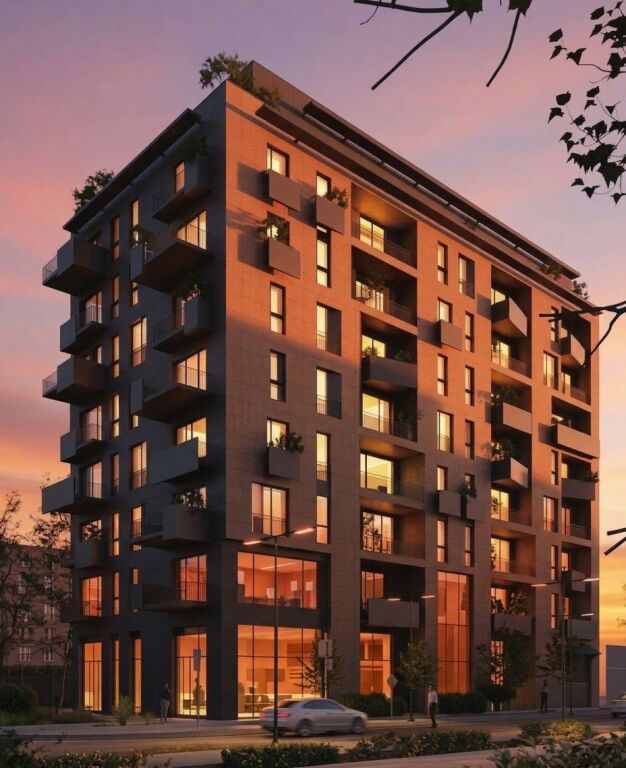 Shitet apartament 1+1 tek Casa Italia , Kashar , Ish Dogana .