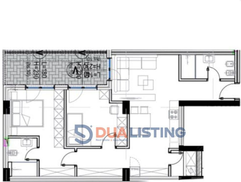 Apartament 2+1+2 per shitje tek Kodra e Diellit!