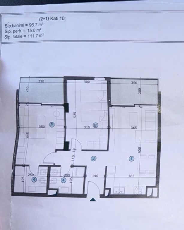 APARTAMENT 2+1+2 NË SHITJE - Pranë Casa Italia, Kashar, Tiranë ID 5880