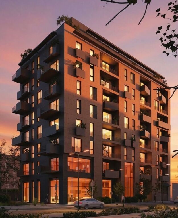Shitet apartament 1+1 tek Casa Italia , Kashar , Ish Dogana .