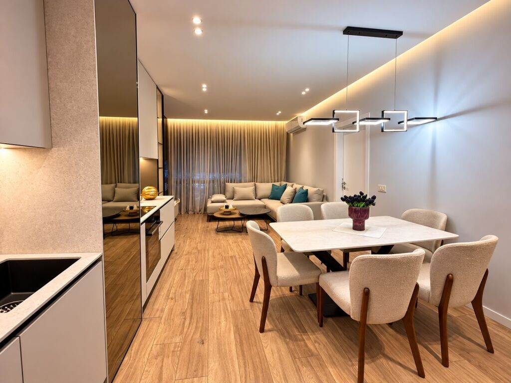 Apartament 2+1+Parking per qira tek Golden Tower ne Rr. Mine Peza.