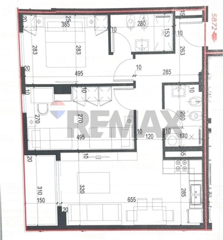 Shitet Apartament 2+1+2 në Univers City, pranë QTU