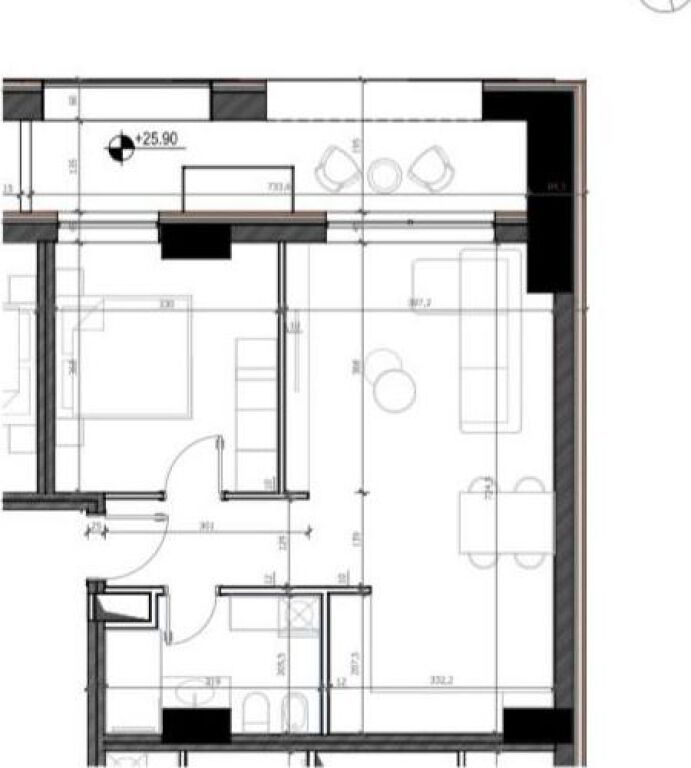 Appartamento 2+1 in vendita presso IM Residence a Komuna e Parisit.
