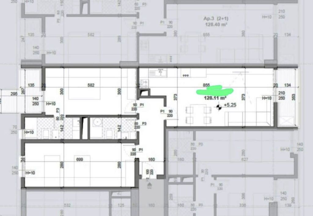 🏡 **SHITET APARTAMENT 2+1+2 – MEIS GARDEN**
