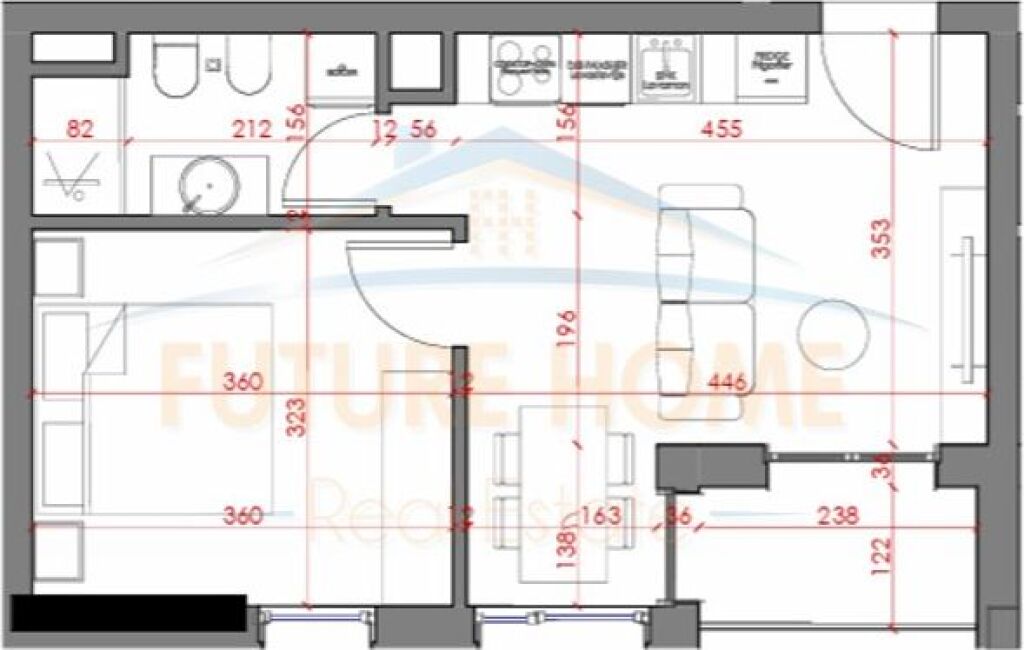 Shitet, Apartament 1+1 Paskuqan . UNA75895