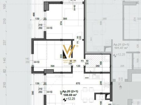 2+1 APARTMENT FOR SALE IN FUSHA AVIACIONIT €153,000