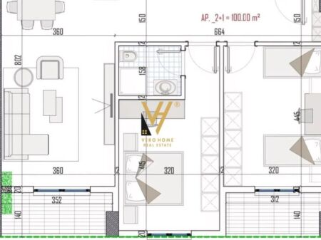 OKAZION SHITET APARTAMENT 2+1+2 NE PASKUQAN 104.000 EURO