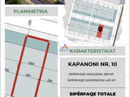 FOR SALE WAREHOUSE 1350M2 "IN KASHAR"