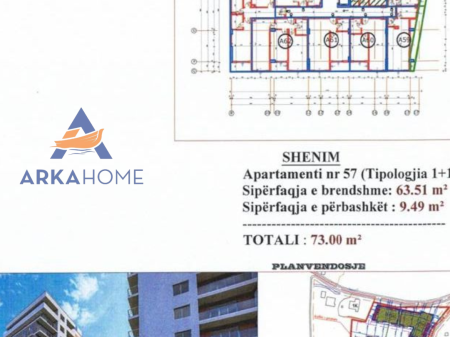 APPARTAMENTO IN VENDITA 1+1+VERANDA A "PASKUQAN".
