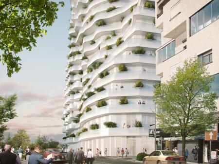 SHITET APARTAMENT  1+1: SKANDERBEG BUILDING , QENDER TIRANE