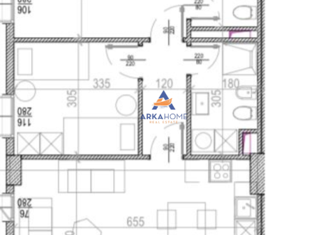 FOR SALE APARTMENT 2+1+BALCONY "TIRANA RIVERSIDE , KAVAJES STREET " 176,035 EURO