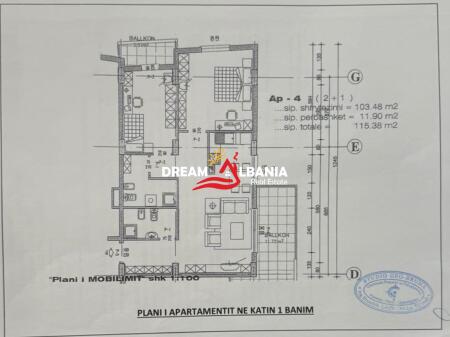 Apartament 2+1+2 Ne Shitje Te Selvia (ID 41212037)