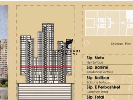FOR SALE APARTMENT 1+1 ZOGU ZI 200,000 EURO