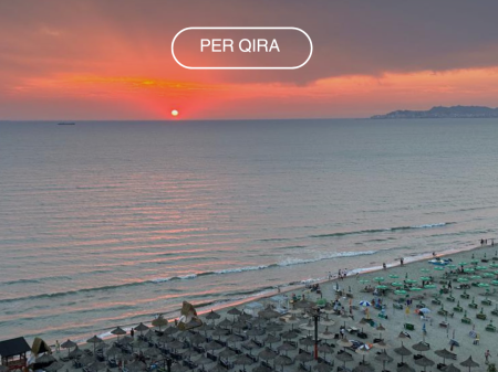 For Rent!   1+1 Apartment  Shkëmbi i Kavajës   With a great sea view