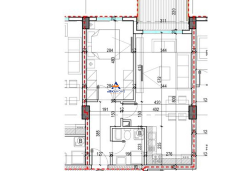 FOR SALE APARTMENT 1+1+BALCONY AT "KOMPLEKSI AURA, LAPRAKE" 128,792 EURO
