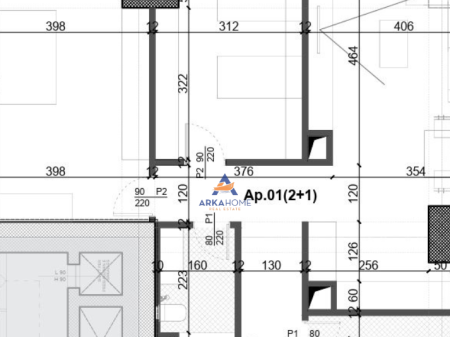 VENDESI APPARTAMENTO 2+1 "VIA SULEJMAN DELVINA, PIAZZA WILLSON" 445.680 EURO