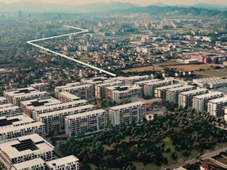 Appartamento 2+1+2 con Veranda in Vendita a Univers City, vicino a QTU – Tirana