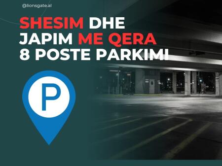 For sale or rent 8 parking spaces