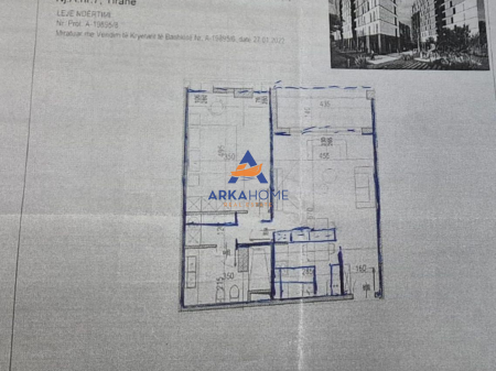 FOR SALE APARTMENT 1+1+BALCONY "TIRANA RIVERSIDE, KAVAJES STREET" 173,128 EURO