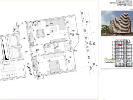  Appartamento 1+1 in Vendita – Corner Residence, Viale Gjergj Fishta, Tirana 