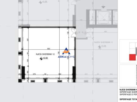 BUSINESS UNIT FOR SALE 86.68M2 "FILIGREE TOWER, XHANFIZE KEKO STREET" 303,380 EURO