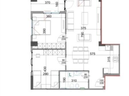 Apartament 2+1 ne Shitje ne Rrugen Dritan Hoxha, Kompleksi Aura (ID 41212108)