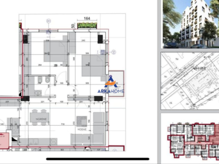 VENDESI APPARTAMENTO 2+1+BALCONE "VICINO ALLA STRADA DHIMITER KAMARDA, ALI DEM" 155,000EURO