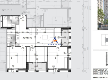 FOR SALE APARTMENT 3+1+BALCONIES "FILIGREE TOWER, XHANFIZE KEKO STREET" 309,320 EURO