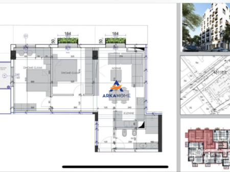 VENDESI APPARTAMENTO 2+1+BALCONE "VICINO ALLA STRADA DHIMITER KAMARDA, ALI DEM" 168.000 EURO
