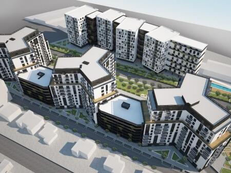  SHITET Apartament 2+1 Me Ballkon  Garden Residence Turdiu, Fusha e Aviacionit 