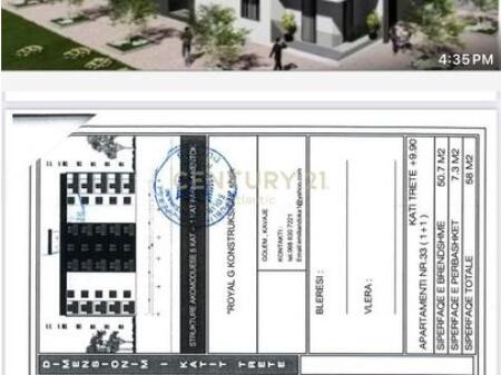 Apartament 1+1 për Shitje – Mali i Robit, Golem !!