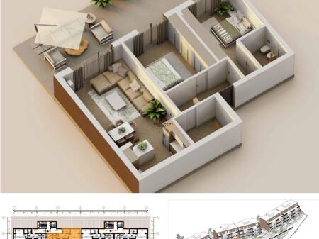 SHITET APARTAMENT 2+1+2 TEG 279.300 EURO