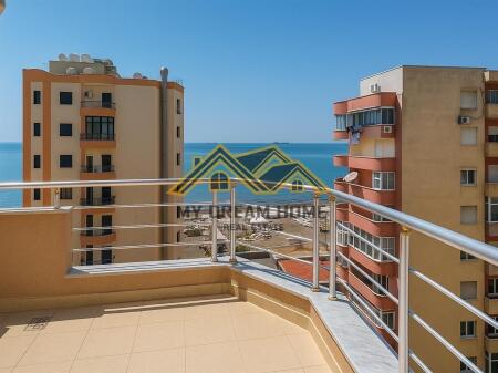 PENTHOUSE 2+1+2 +DEPOSITO+VERANDA, CON VISTA MARE, A VOLLGA DURRES, IN VENDITA !