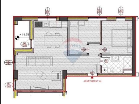 Shitet apartament 2+1 në Kinostudio, pranë TV Klan