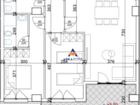 VENDESI APPARTAMENTO 2+1+BALCONE "VIA DRITAN HOXHA, LAPRAK" 187.040 EURO