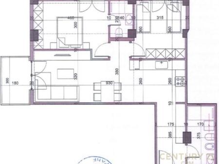 SHESIM APARTAMENT 2+1 TEK VIVA3, PRANE QENDRES GLOBE! 152,000 €